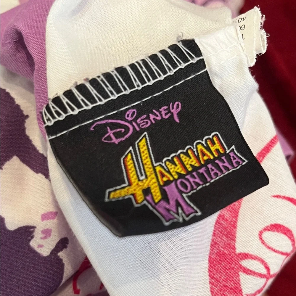 Vintage Rare Y2K Hannah Montana Be Your Own Star Disney Graphic Pillowcase